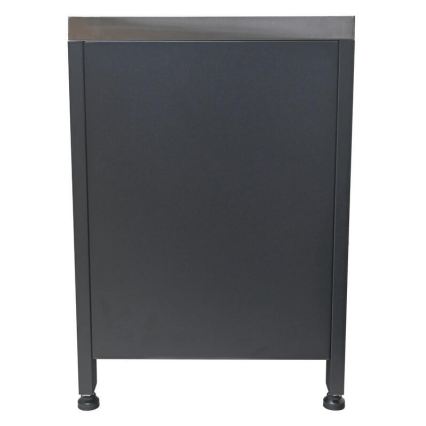 Zunanji modul omarica pod žar 80x47x69 cm črna/nerjaveče jeklo