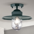 Zunanji nadgradni lestenec EDWARD 1xE27/60W/230V IP44 zelena