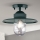 Zunanji nadgradni lestenec EDWARD 1xE27/60W/230V IP44 zelena