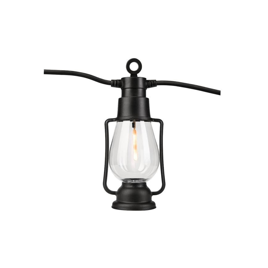 Zunanji okrasni niz GIRLANDA, 20 LED, 20 m, IP44, topla bela