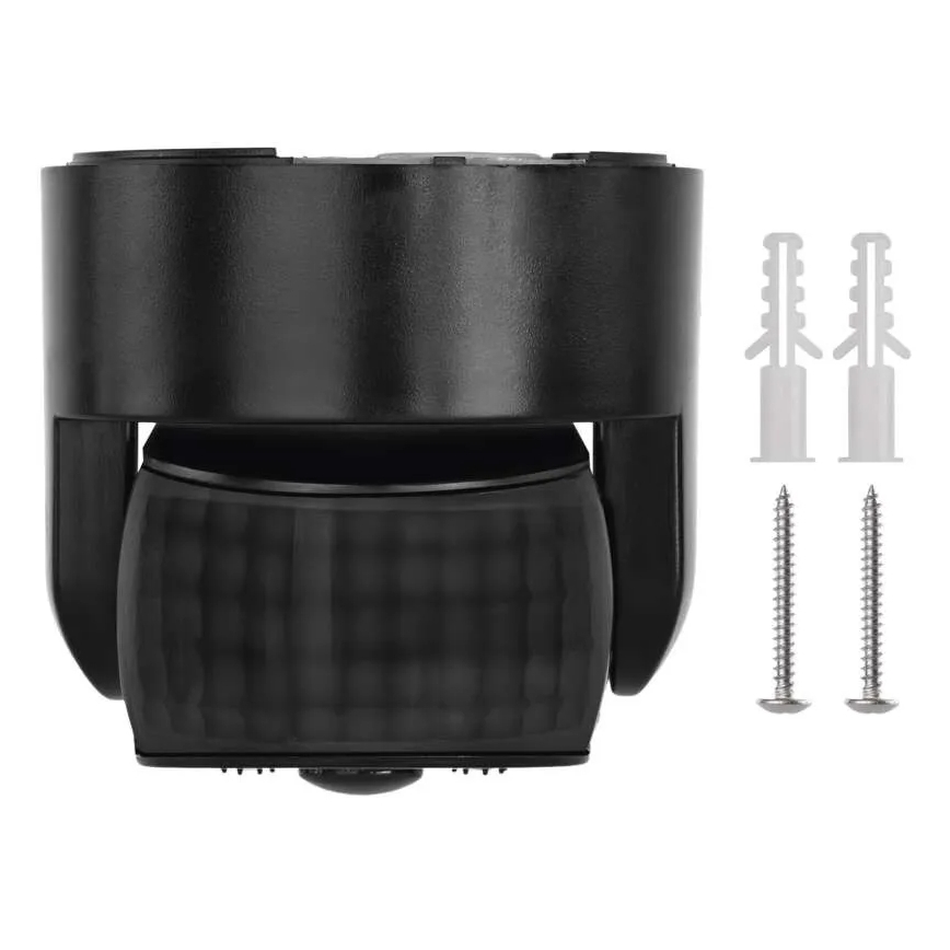 Zunanji PIR senzor gibanja in mraka 1200W/230V IP65 črn