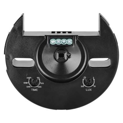 Zunanji PIR senzor gibanja in somraka 2000W/230V IP65 črn
