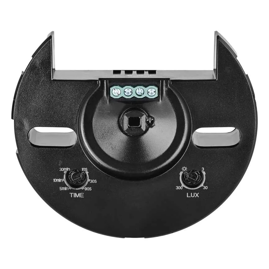 Zunanji PIR senzor gibanja in somraka 2000W/230V IP65 črn