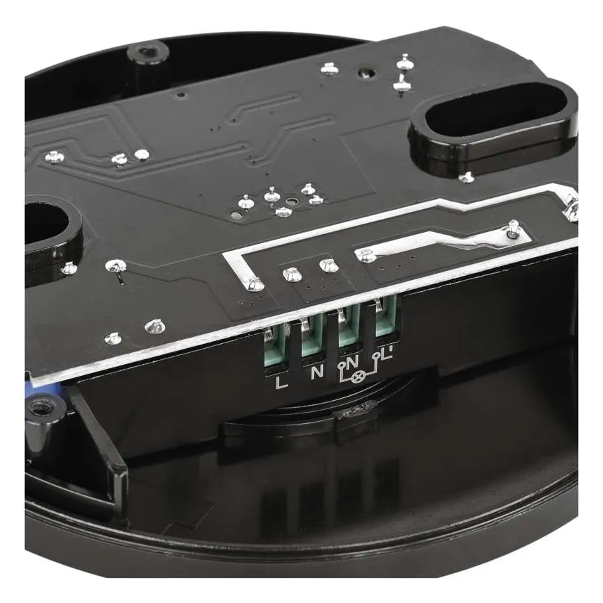Zunanji PIR senzor gibanja in somraka 2000W/230V IP65 črn