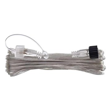 Zunanji prozoren podaljšni kabel za verige luči 10m IP44