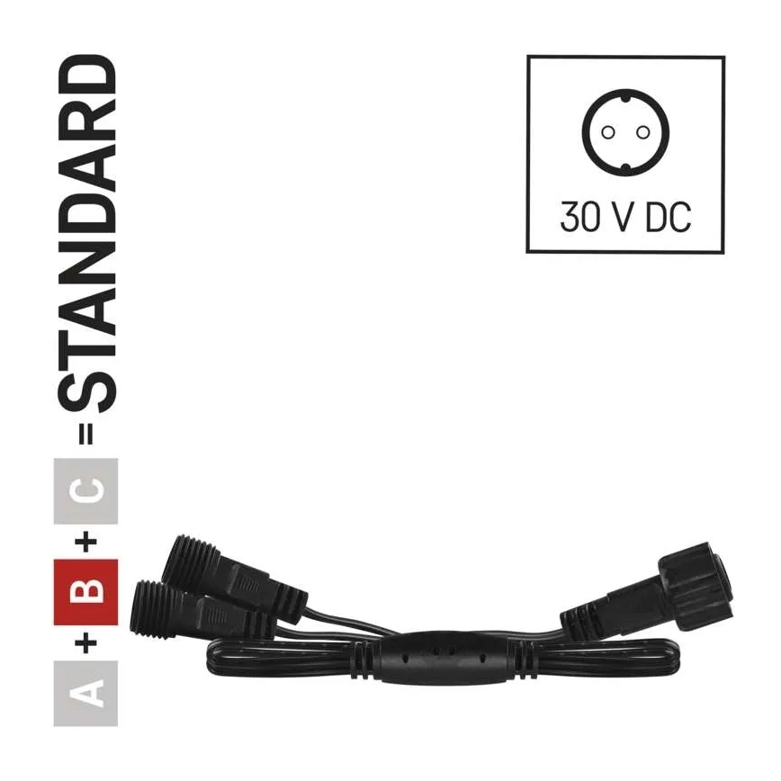 Zunanji razdelilni kabel za povezovalne verige 0,5 m IP44