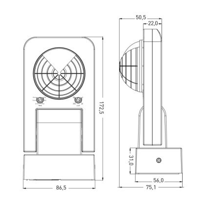 Greenlux - Zunanji senzor gibanja IP65