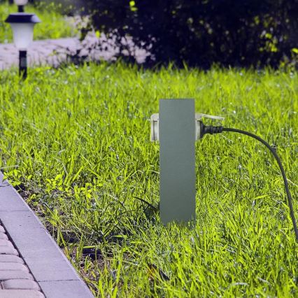 Zunanji stebriček z vtičnicami SCHUKO 2Z 230V IP44