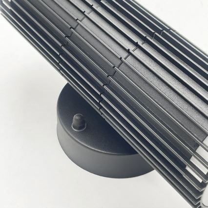 Zunanji stenski reflektor LANTHEA 2xGU10/11W/230V IP44 črna